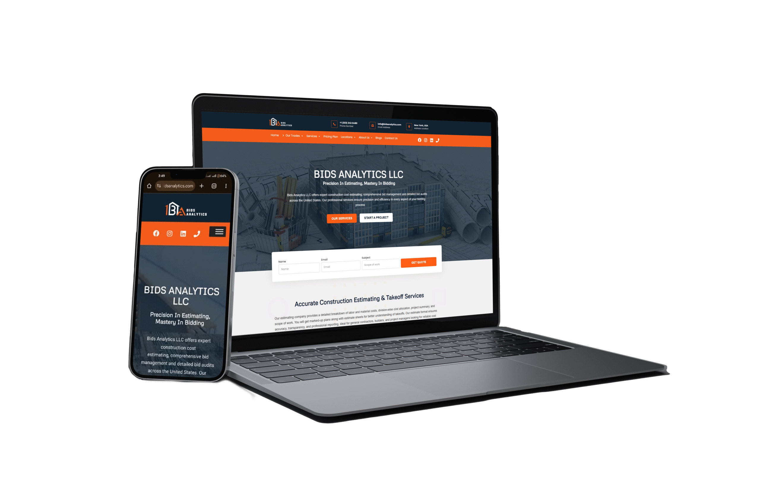 Bids Analytics Website